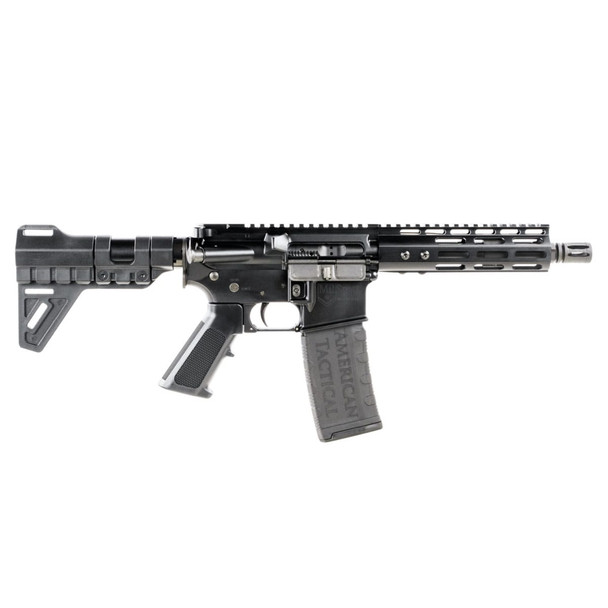 AMERICAN TACTICAL IMPORTS Milsport HGA 5.56x45mm 7.5in 30rd AR Pistol with Rear Appature (ATIG15MS556ML7BL)