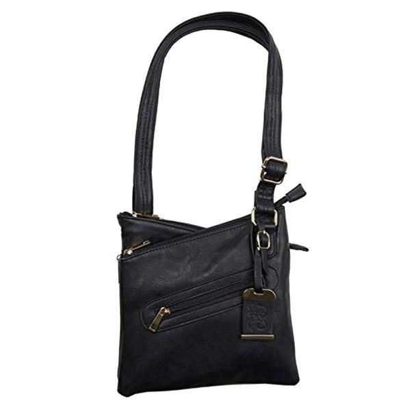 BULLDOG CASES Black Cross Body Style Purse with Holster (BDP-030)