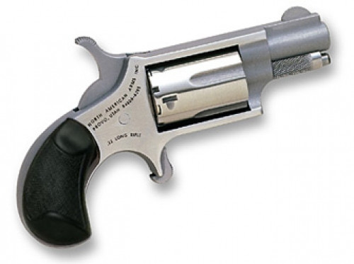 NORTH AMERICAN ARMS 22LR/22WMR Conversion 1.625in 5rd Stainless Mini Revolver (NAA-22MC-GRC)