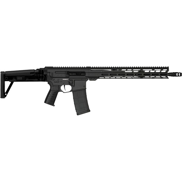 CMMG Dissent MK4 5.56mm 16.1in 30rd Armor Black Compact Action Rifle (55A1A0B-AB)