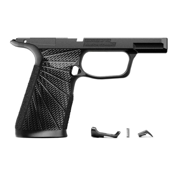 WILSON COMBAT WCP365 XMacro Short No Manual Safety Black Grip Module (365MS-SB)