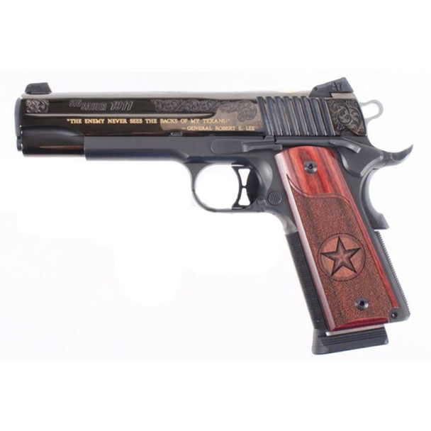 SIG SAUER 1911 Black Texas 5in 45 ACP 8rd Pistol (1911-45-TXG)