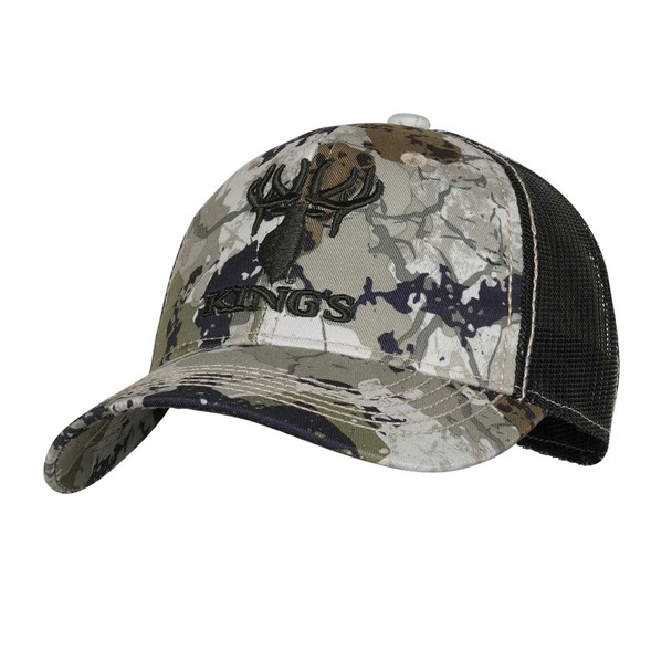 KINGS CAMO Hunter Series Embroidered Desert Shadow Mesh Hat (KCG101-DS)