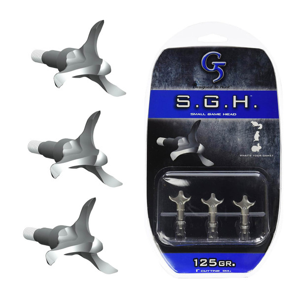 G5 OUTDOORS Small Game Head 125 Grain 3pk Broadheads (151)