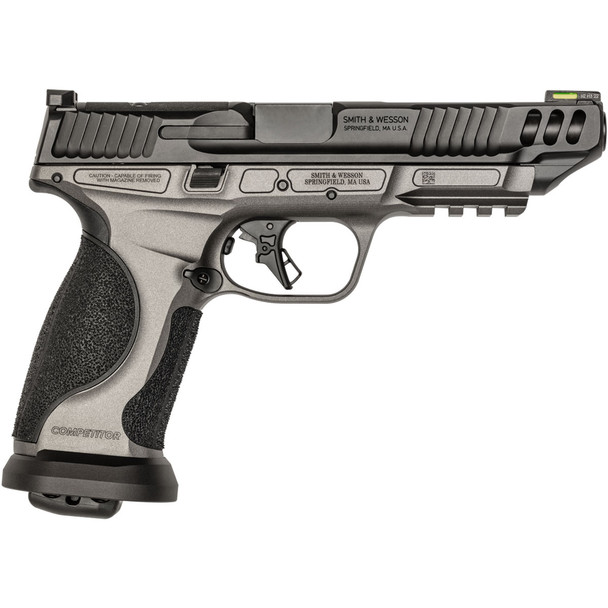 SMITH & WESSON Performance Center M&P M2.0 Competitor 9mm Luger 5in 10rd No Thumb Safety 2-Tone Striker Fired Pistol (13717)