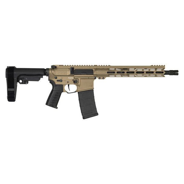 CMMG Banshee MK4 300 AAC Blackout 12.5in 30rd Coyote Tan Semi-Automatic Pistol with Ripbrace (30AB20F-CT)