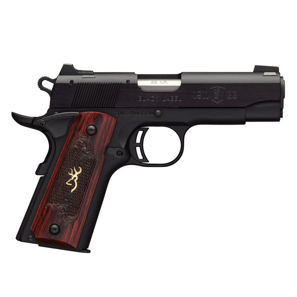 BROWNING 1911-22 Black Label Medallion Compact .22LR 3.625in 10rd Semi-Automatic Pistol (51852490)
