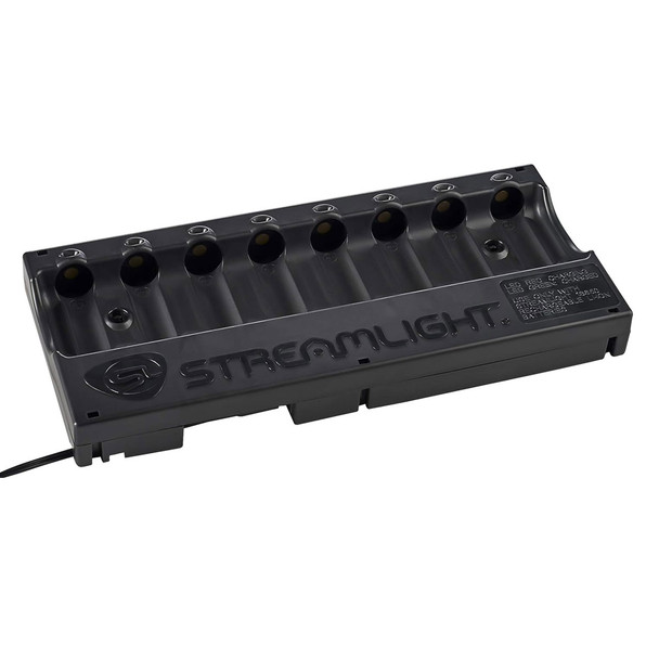 STREAMLIGHT SL-B26 8-Unit Li-Ion Battery Bank Charger with 120V/100V AC (20221)