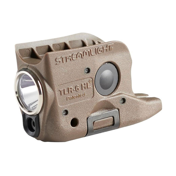 STREAMLIGHT TLR-6 HL G White LED/Green Laser Flat Dark Earth Weapon Light for Glock 42/43 (69351)