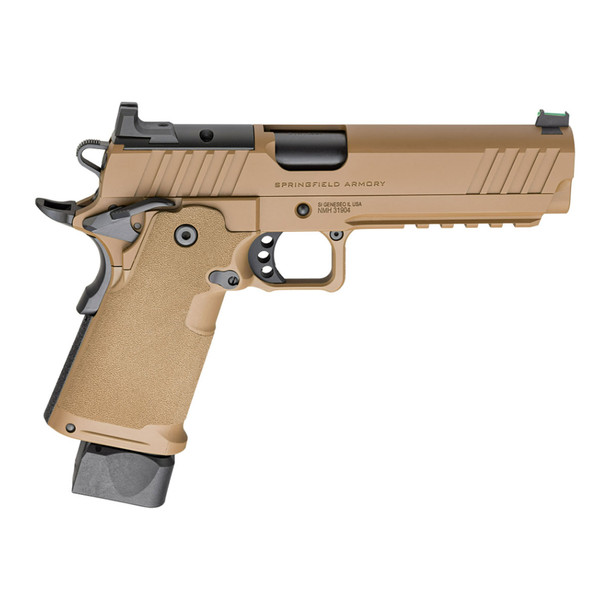 SPRINGFIELD ARMORY Prodigy 1911 DS 9mm 5in AOS 17/20rds Coyote Brown Cerakote Pistol (PH9119AOSCB)