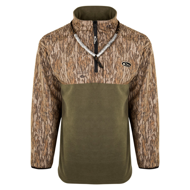 DRAKE Men's MST Quarter Zip Refuge Eqwader Jacket DW7355