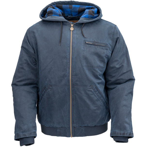 OUTBACK TRADING Men's Sawbuck Navy Hoodie In Canyonland (29729-NVY)