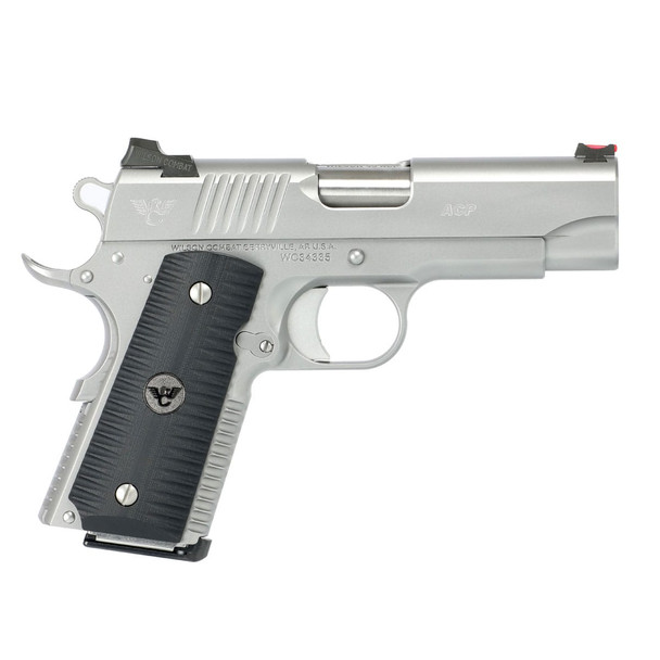 WILSON COMBAT ACP Compact .45 ACP 4in 1x7rd/1x8rd Semi-Auto Pistol (ACP-CP-45-SS)