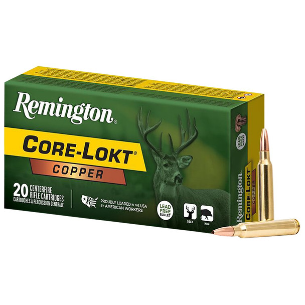 REMINGTON Core-Lokt Copper 300 Win Mag 180 Grain 20rd/Box Rifle Ammo (R27858)