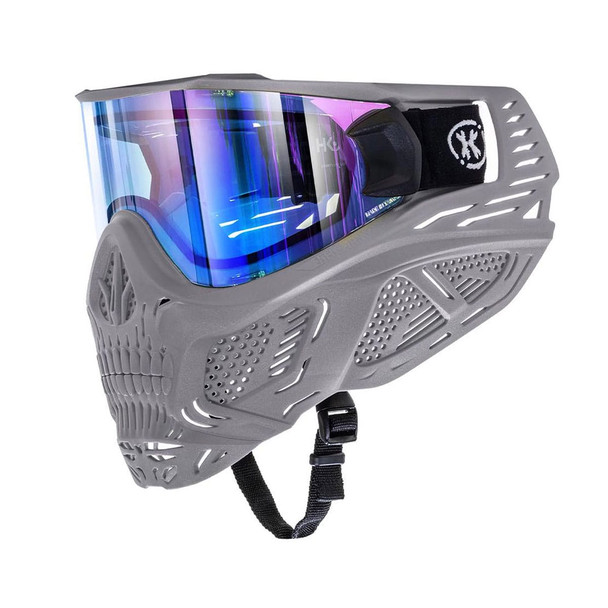 HK ARMY HSTL Skull Crypt Grey Paintball Goggle/Airsoft Mask with Ice Thermal Lens (77100353)