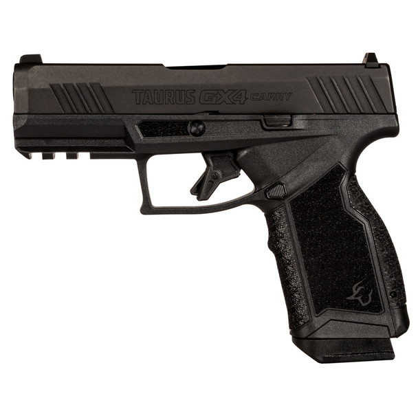 TAURUS GX4 Carry 9mm 3.7in 2x10rd BK/BK Semi-Auto Pistol (1-GX4CR941-10)