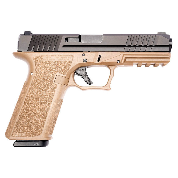 POLYMER80 P80 PFS9 Compact 9mm Luger 4.49in 10rd FDE Semi-Automatic Pistols (P80PFS9CMPFDE10)