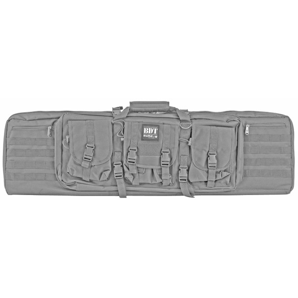 BULLDOG CASES Tactical 43in Seal Gray Double Rifle Case (BDT60-43SG)