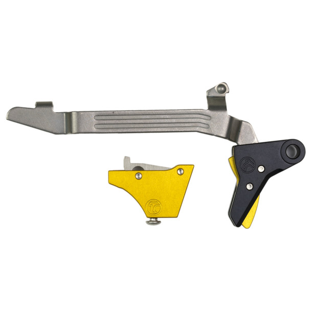 TIMNEY TRIGGERS Alpha Glock 3-4 - Large-Gold Trigger (TIMN-AG-3-4-Large-Gold)