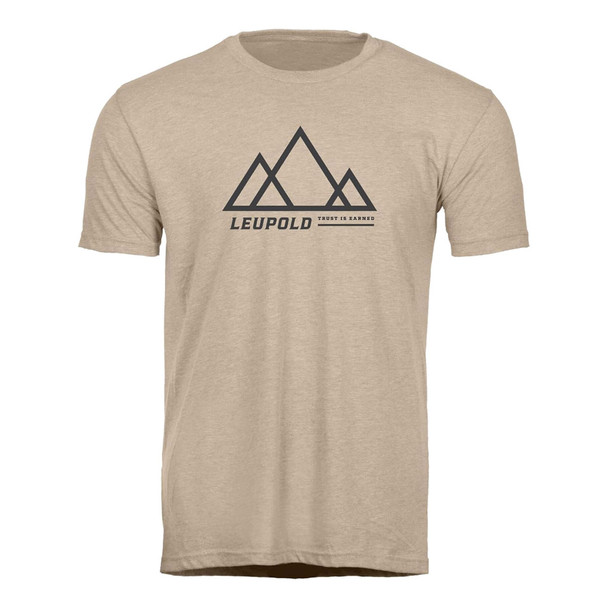LEUPOLD Mens Trust Is Earned Tee L Sand Shirt (184167)
