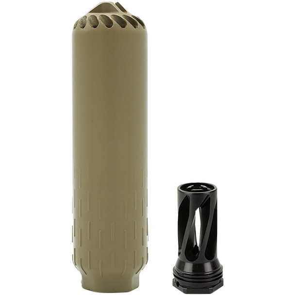 HUXWRX Flow 6k 5/8x24 FDE Suppressor Kit with Flash Hider (3222)