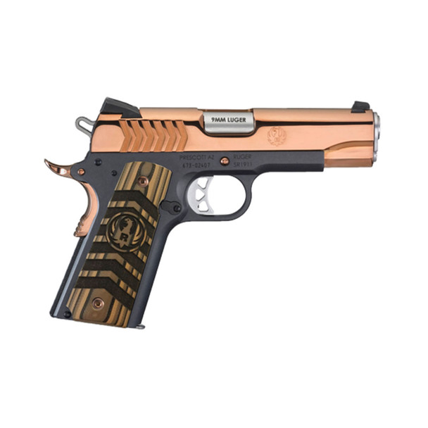 RUGER SR1911 Commander 9mm 4.25in 9rd Talo Edition Rose Gold Pistol (06768)