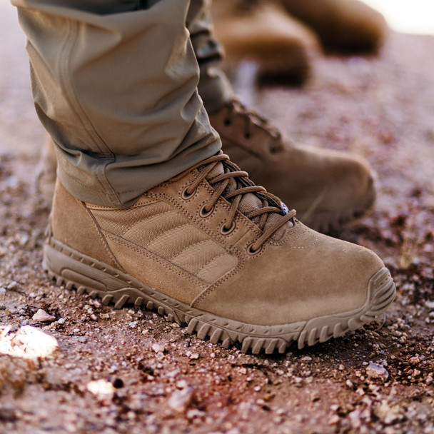 ALTAMA Mens Foxhound SR 8in Coyote Boots 365803