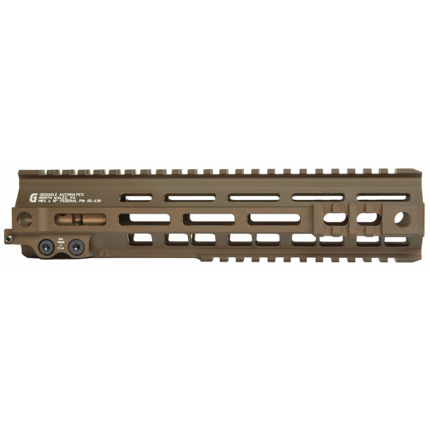 GEISSELE AUTOMATICS 10" Super Modular DDC MK4 Federal M-LOK Rail (05-430DDC)