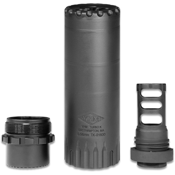 YANKEE HILL MACHINE CO Turbo K-RB 5.56 NATO Suppressor (YHM-2180-MB-28)