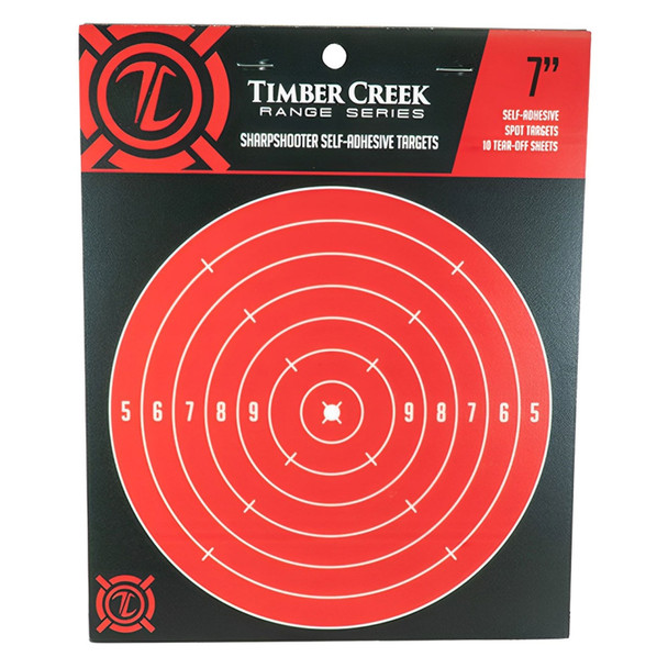 TIMBER CREEK OUTDOORS Range Series 7in Self-Adhesive 10-Sheet Booklet Targets (S7-ST)