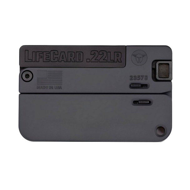 TRAILBLAZER FIREARMS LifeCard .22LR Polymer Handle Sniper Grey Pistol (LC1-P-SG)