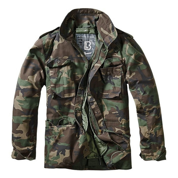 BRANDIT INDIVIDUAL WEAR Men's Military Light Woodland Jacket (3116-15107)