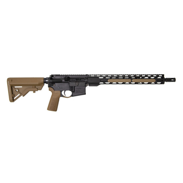 RADICAL FIREARMS RF-15 7.62x39mm 16in 20rd Black/Coyote Brown Semi-Auto Rifle (FR16-7.62x39HBAR-15RPR-CB)
