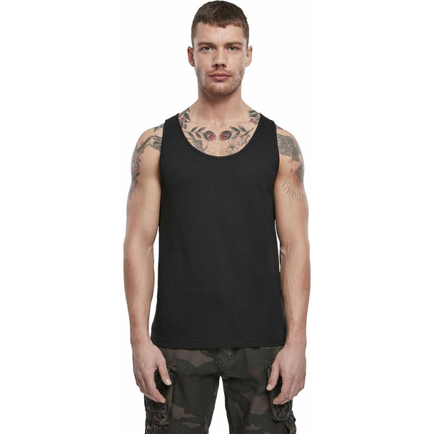 BRANDIT INDIVIDUAL WEAR Men's Essential Black Tank Top (4210-11002)