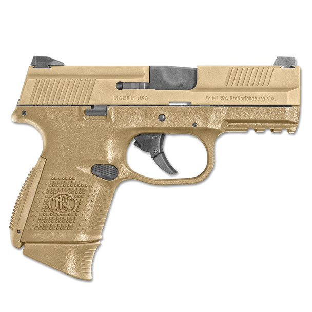 FN FNS-9C NMS 2x 10Rd Mag FDE Pistol (66-100113)