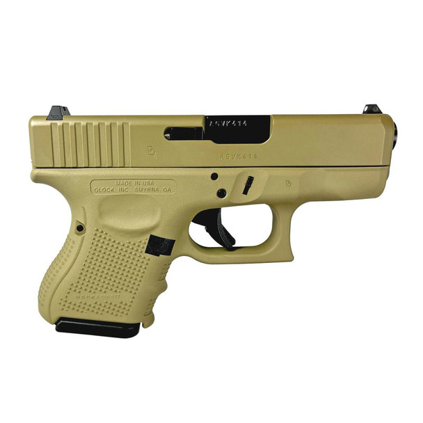 GLOCK G26 Gen4 9mm 3.43in 10rd Flat Dark Earth Semi-Automatic Pistol (UG2650201FDE)