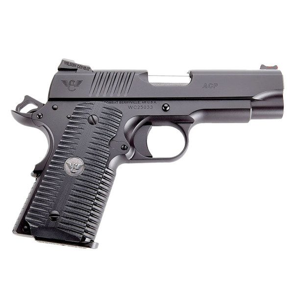 WILSON COMBAT ACP Compact 9mm 4in 8rd/10rd Mags Black Armor-Tuff Pistol w/ Ambi Safety (ACP-CP-9A)