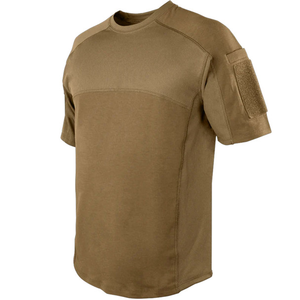CONDOR OUTDOOR Men's Trident Tan Short Sleeve Battle Top (101117-003)