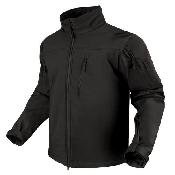 CONDOR OUTDOOR Men's Phantom Black Softshell Jacket (606-002)