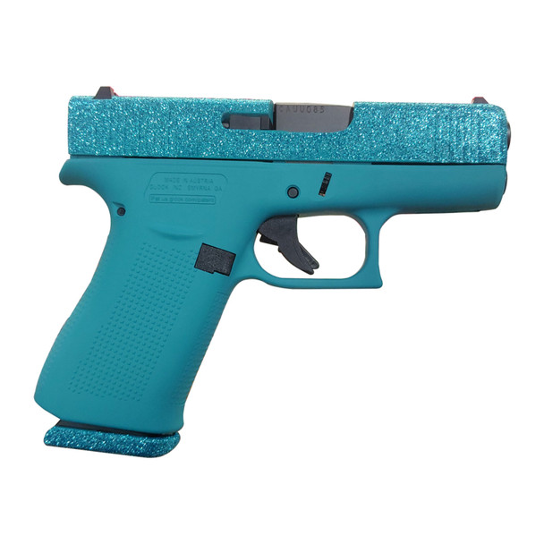 GLOCK 43X 9mm 3.41in 10rd Glitter Gunz Calypso Pistol (PX4350201CALY)