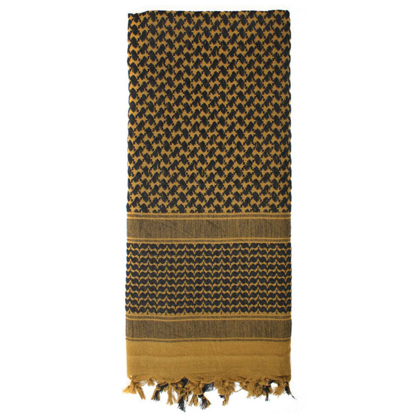 ROTHCO Lightweight Shemagh Tan Tactical Desert Keffiyeh Scarf (4537-TAN)