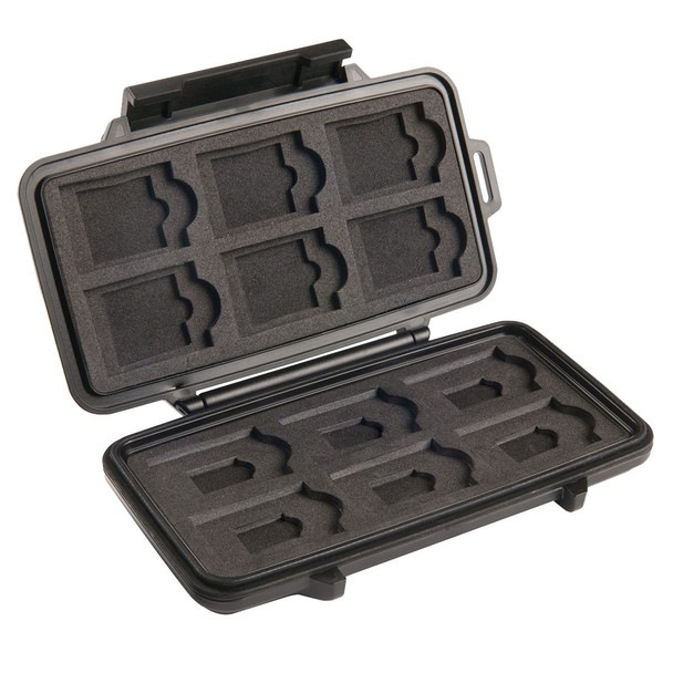 PELICAN Black Micro Memory Card Case (009150-0100-110)