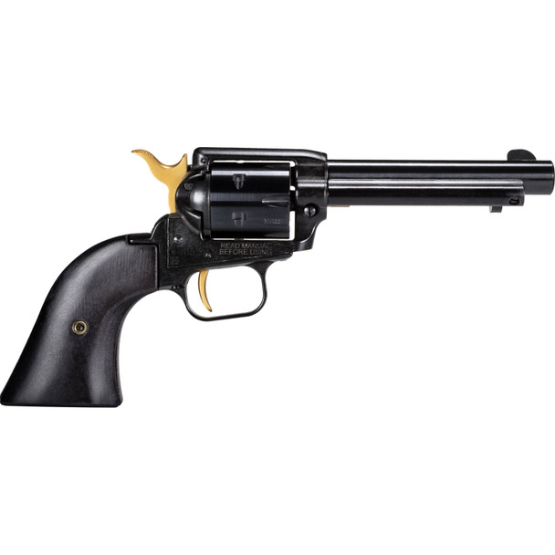 HERITAGE MANUFACTURING Rough Rider .22LR 4.75in 6rd Gold Accent Revolver (RR22B4-GLD)