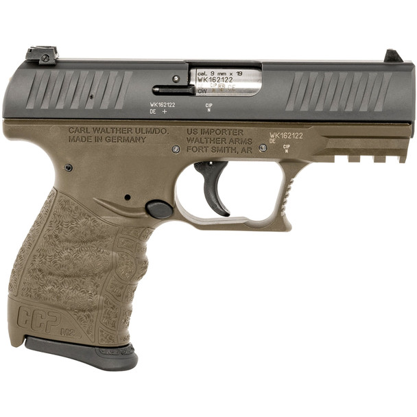 WALTHER CCP M2 9mm 3.54in 8rd Military Green Pistol (5083506)