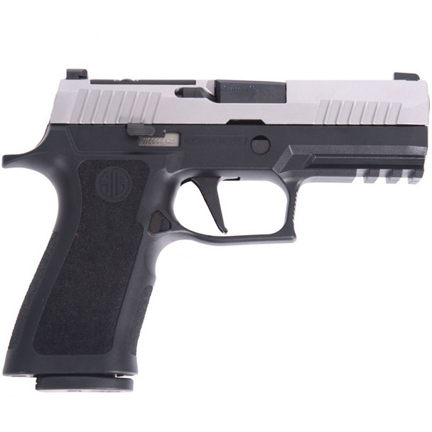 SIG SAUER P320 X-Series 9mm 3.9in 2-Tone Stainless 2x10rd Optic Ready Pistol (320XCA-9-TXR3P-R2-10)