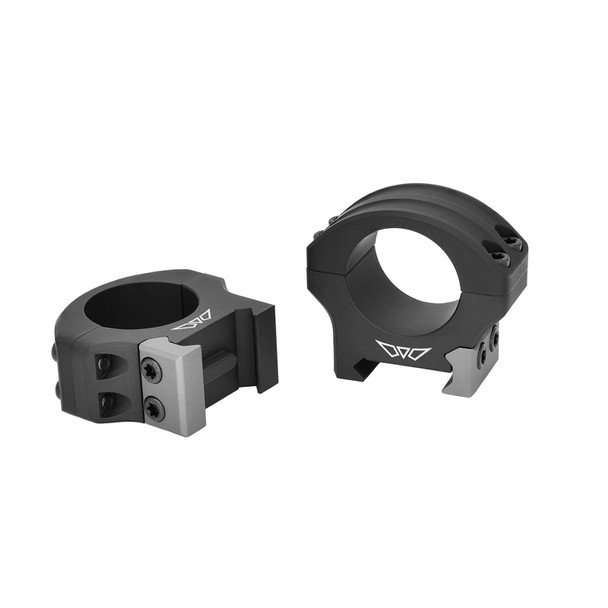 WARNE HyperLite 1in Black High Matte Scope Rings (8502M)