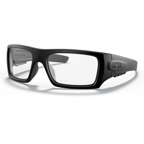 OAKLEY Industrial Det Cord Sunglasses with Matte Black Frame and Clear Lens (OO9253-07)