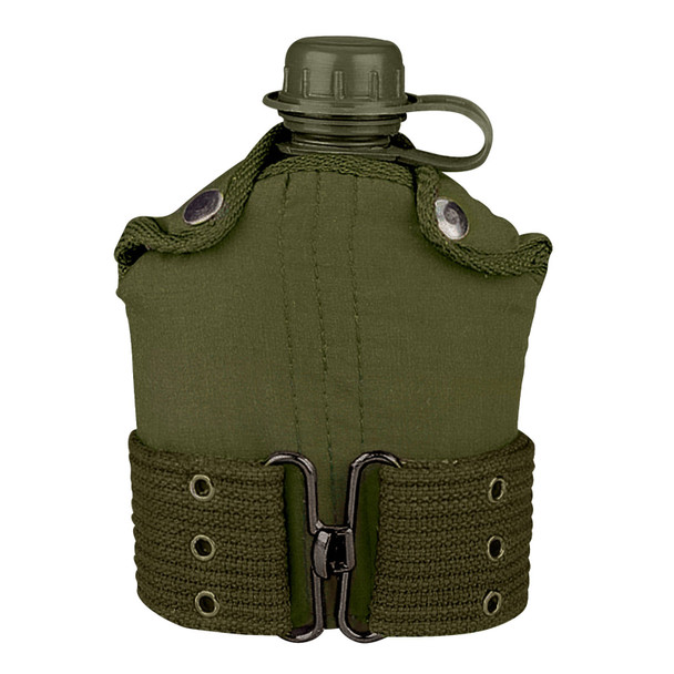ROTHCO G.I. Type Plastic Canteen and Pistol Belt Kit (588)
