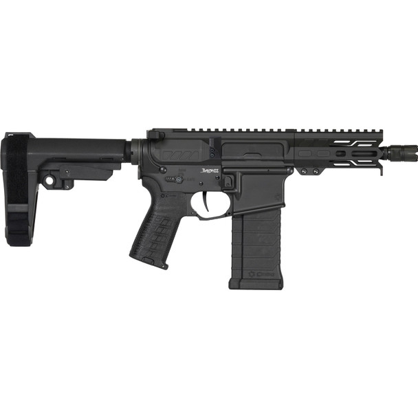 CMMG Banshee Mk4 5.7x28mm 8in 32rd Armor Black Pistol w/ Ripbrace (54A3B0F-AB)