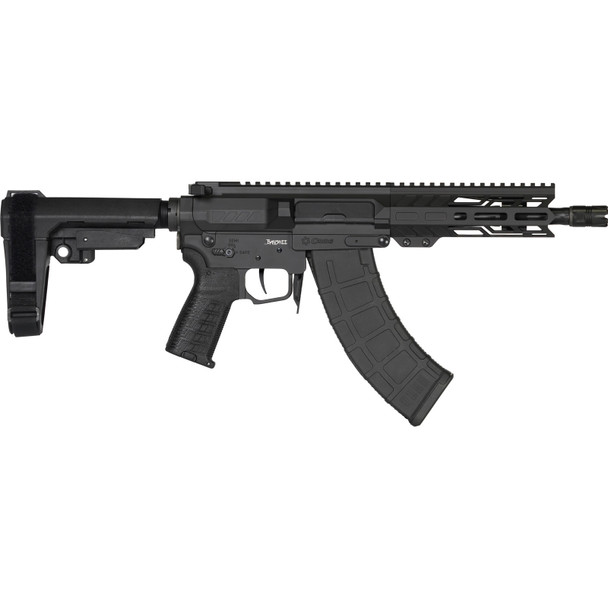 CMMG Banshee Mk47 7.62x39mm 12.5in Armor Black Pistol w/ Ripbrace (76A950A-AB)